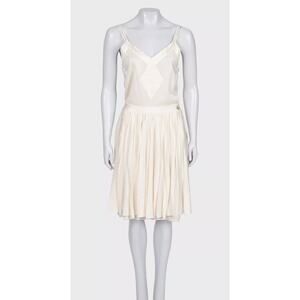 Stunning Chanel White Dress Sz.40 | L